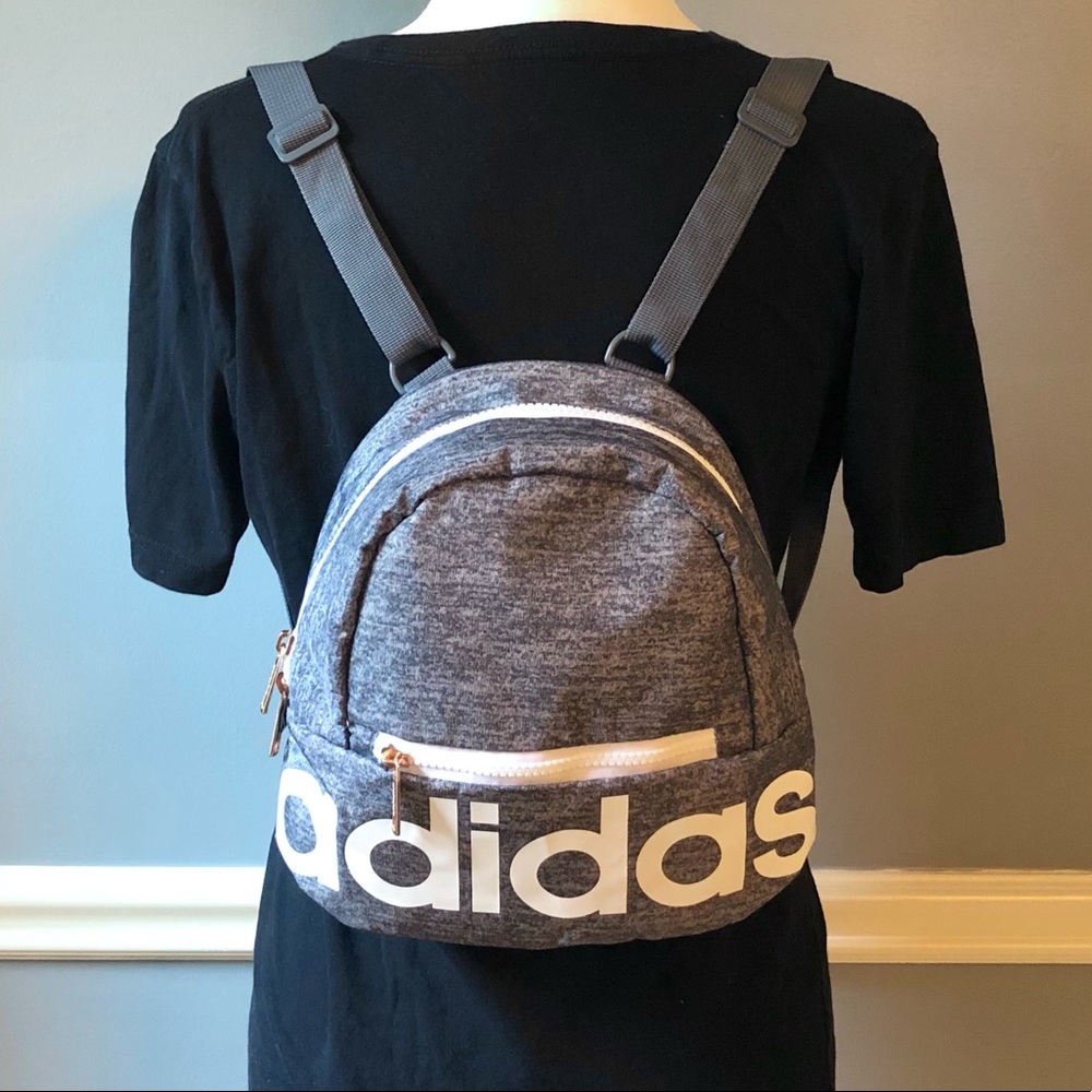 Adidas Mini Backpack, Onix, White, Rose Gold, NWOT